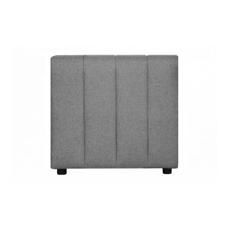 Lyric Grey Modular Slipper Chair Modular Components LOOMLAN By Moe's Home