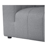 Lyric Lounge Polyester Upholstered Grey Modular Sectional Modular Sofas LOOMLAN By Moe's Home