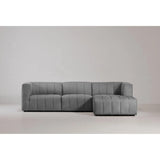 Lyric Lounge Polyester Upholstered Grey Modular Sectional Modular Sofas LOOMLAN By Moe's Home