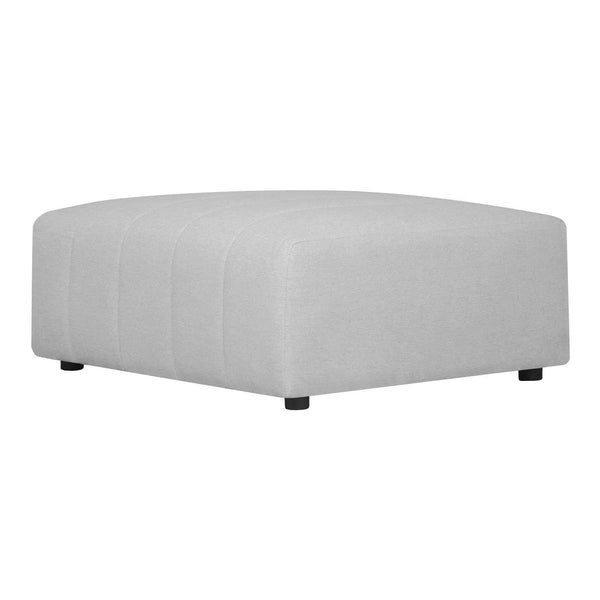 Lyric Off White Modular Ottoman Otmeal Ottomans LOOMLAN By Moe's Home