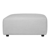 Lyric Off White Modular Ottoman Otmeal Ottomans LOOMLAN By Moe's Home