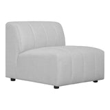 Lyric Off White Modular Slipper Chair Otmeal Modular Components LOOMLAN By Moe's Home