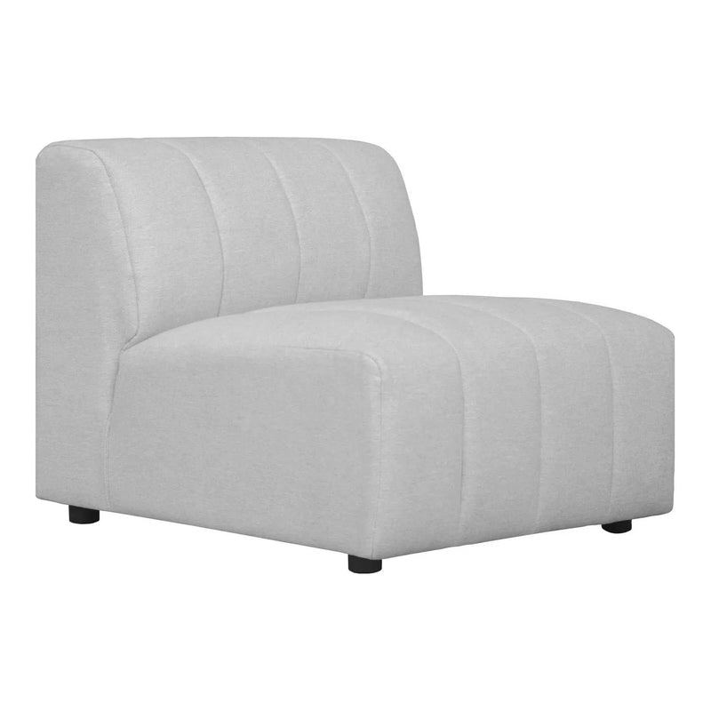 Lyric Off White Modular Slipper Chair Otmeal Modular Components LOOMLAN By Moe's Home