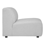 Lyric Off White Modular Slipper Chair Otmeal Modular Components LOOMLAN By Moe's Home