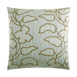 Lyric White Throw Pillow With Insert Throw Pillows LOOMLAN By D.V. Kap