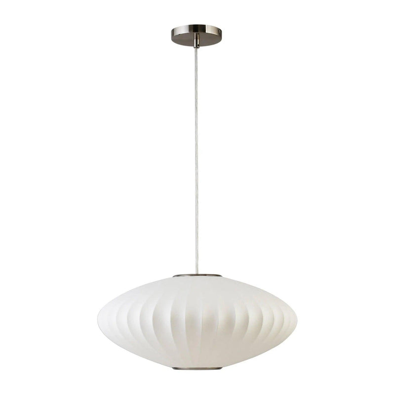 Lys Metal White Pendant Light Pendants LOOMLAN By Moe's Home