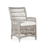 Mackinac Patio Dining Armchair With Sunbrella Cushion Lloyd Flanders Outdoor Dining Chairs LOOMLAN By Lloyd Flanders