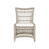 Mackinac Teak Wood and Wicker Outdoor Furniture Dining Set for 8 Outdoor Dining Sets LOOMLAN By Lloyd Flanders