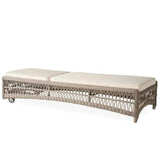 Mackinac Wicker Outdoor Adjustable Chaise Lounge With Cushions Outdoor Chaises LOOMLAN By Lloyd Flanders