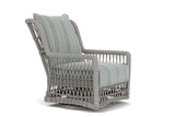 Mackinac Wicker Outdoor Swivel Glider Lounge Chair - High Back Outdoor Lounge Chairs LOOMLAN By Lloyd Flanders