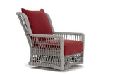 Mackinac Wicker Outdoor Swivel Glider Lounge Chair - High Back Outdoor Lounge Chairs LOOMLAN By Lloyd Flanders