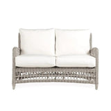 Mackinac Wicker Outdoor Wicker Loveseat With Cushions Lloyd Flanders Outdoor Sofas & Loveseats LOOMLAN By Lloyd Flanders