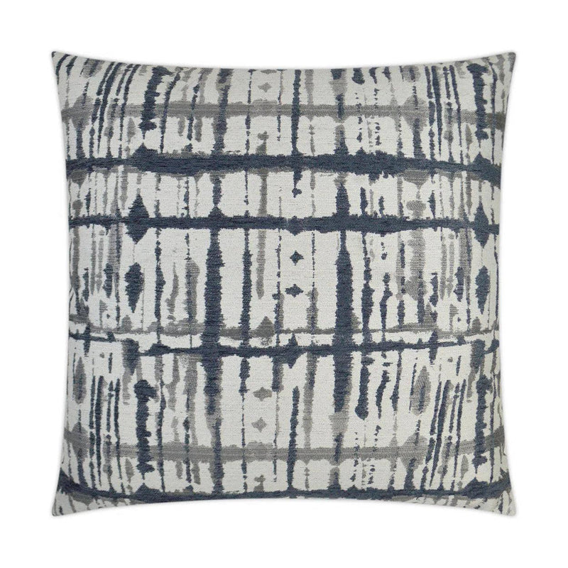 Maddox Slate Blue Throw Pillow With Insert Throw Pillows LOOMLAN By D.V. Kap