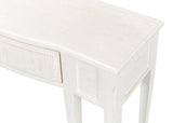 Madora Bungalow Console Table With Drawer White Wood Console Tables LOOMLAN By Sarreid