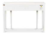 Madora Bungalow Console Table With Drawer White Wood Console Tables LOOMLAN By Sarreid