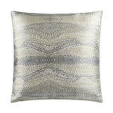 Magma Nickel Grey Throw Pillow With Insert Throw Pillows LOOMLAN By D.V. Kap