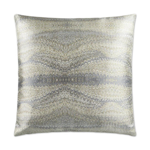 Magma Nickel Grey Throw Pillow With Insert Throw Pillows LOOMLAN By D.V. Kap