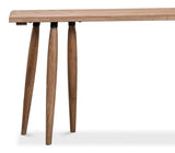 Magnus Ash Wood Brown Rectangular Console Table Console Tables LOOMLAN By Sarreid