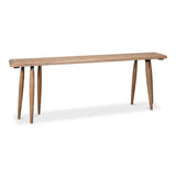 Magnus Ash Wood Brown Rectangular Console Table Console Tables LOOMLAN By Sarreid