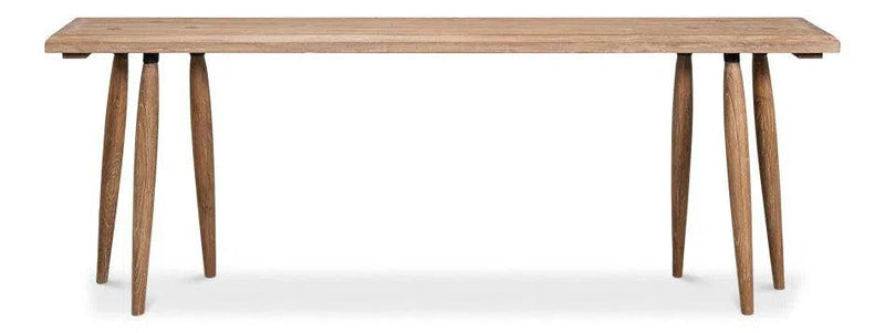 Magnus Ash Wood Brown Rectangular Console Table Console Tables LOOMLAN By Sarreid