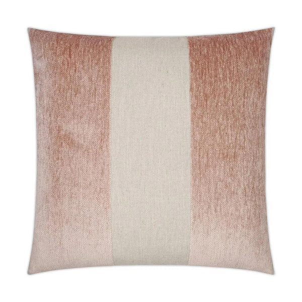 Magritte Blush Band / Ribbon Blush Large Throw Pillow With Insert Throw Pillows LOOMLAN By D.V. Kap