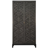 Maharadscha Wood Black Hutch Etageres LOOMLAN By Noir