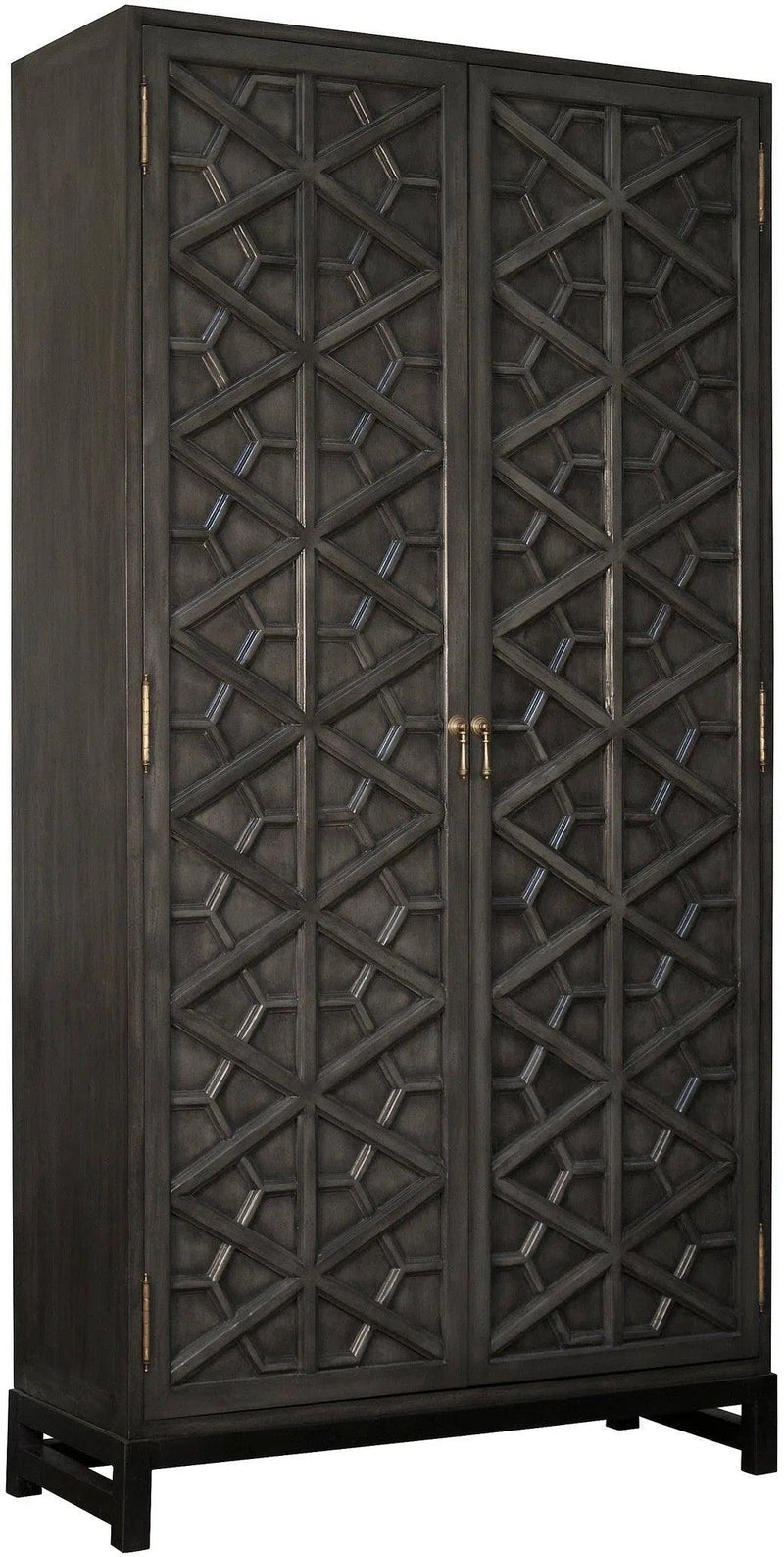 Maharadscha Wood Black Hutch Etageres LOOMLAN By Noir