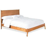 Mahogany Wood Eastern King Panel Bed Frame Beds LOOMLAN By Sunny D