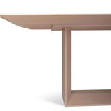 Maiorca Wood Rectangular Dining Table Dining Tables LOOMLAN By Urbia