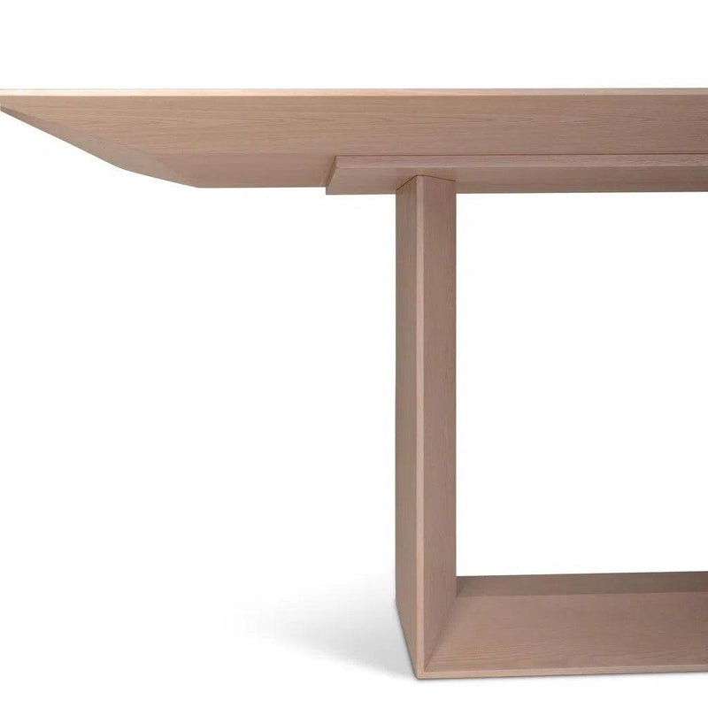 Maiorca Wood Rectangular Dining Table Dining Tables LOOMLAN By Urbia