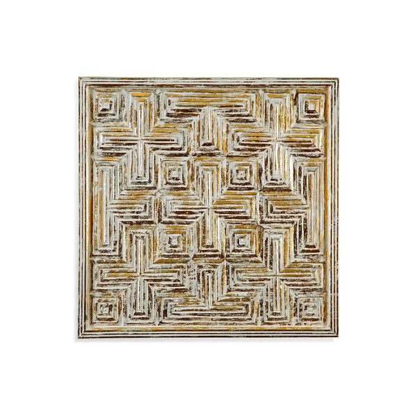 Maise Gold Wall Panel Artwork LOOMLAN By Bassett Mirror