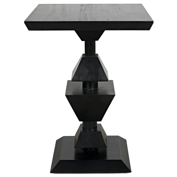 Majesty Side Table, Hand Rubbed Black Side Tables LOOMLAN By Noir