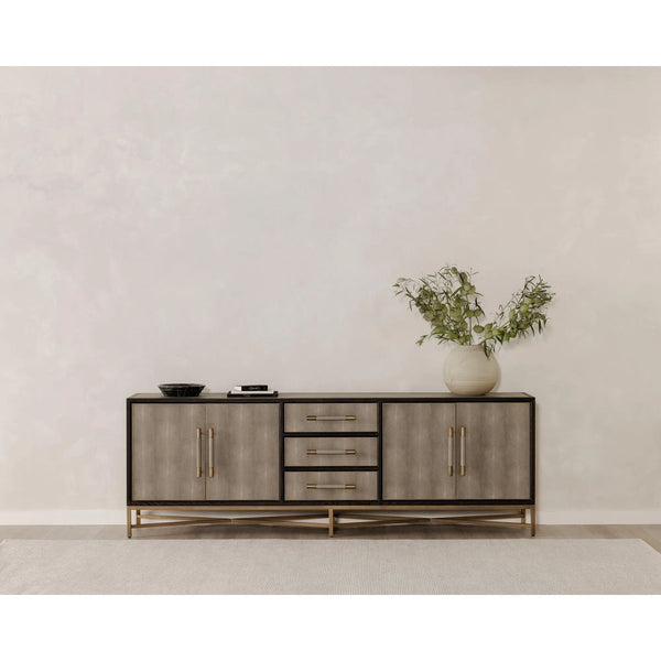 Mako Wood Grey Sideboard Sideboards LOOMLAN By Moe's Home