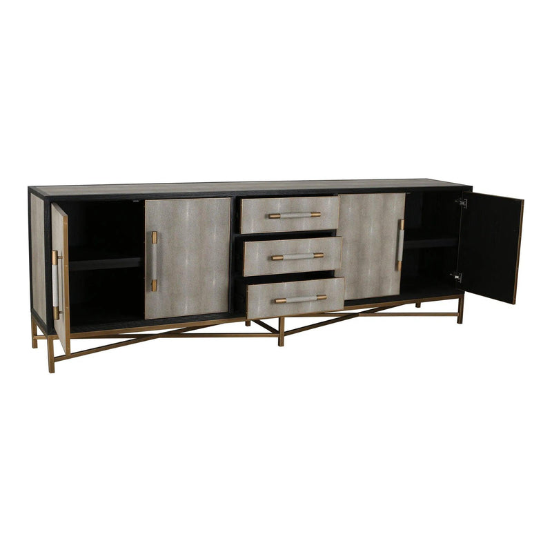 Mako Wood Grey Sideboard Sideboards LOOMLAN By Moe's Home