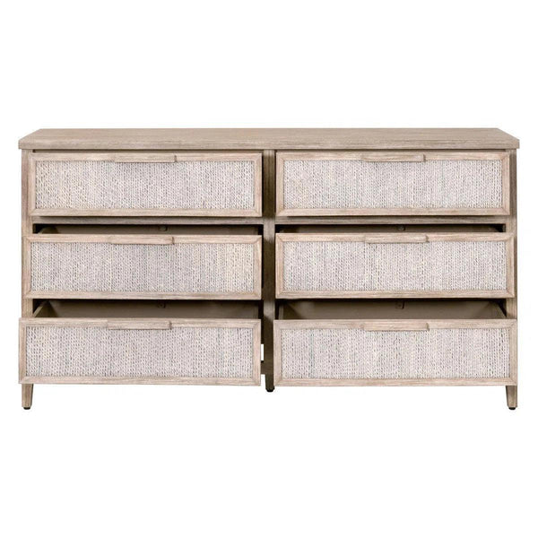 Malay 6-Drawer Double Dresser Dressers LOOMLAN By Essentials For Living