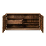 Malibu Equestrian Credenza Cabinet for Living Room Sideboards LOOMLAN By Sarreid