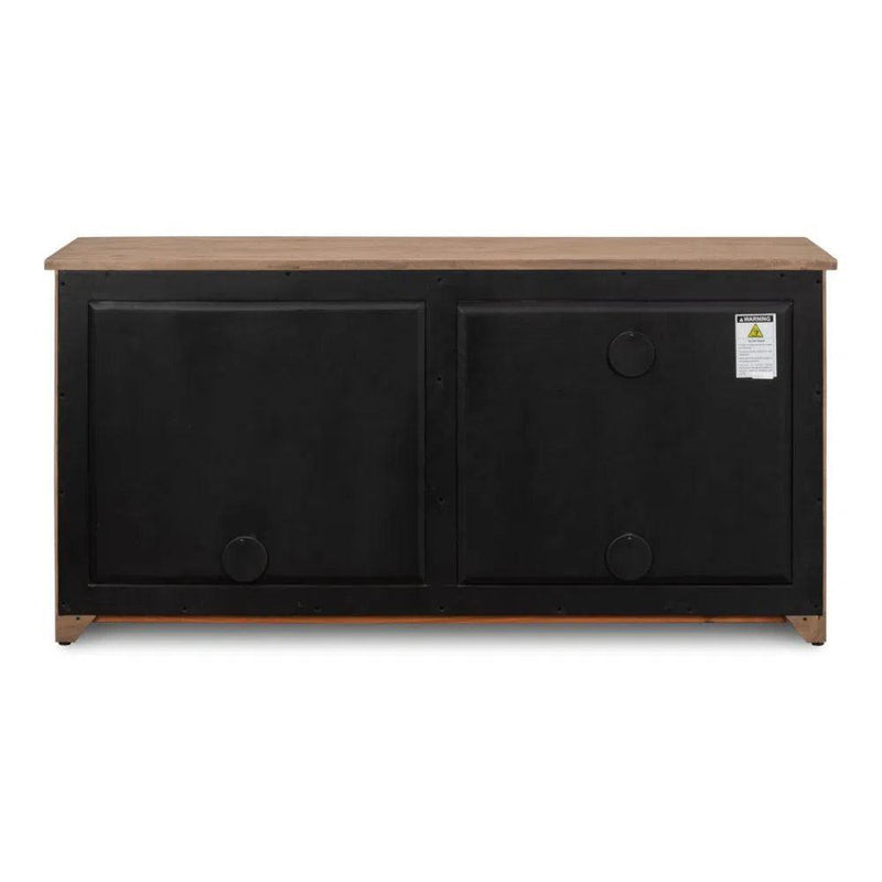 Malibu Equestrian Credenza Cabinet for Living Room Sideboards LOOMLAN By Sarreid