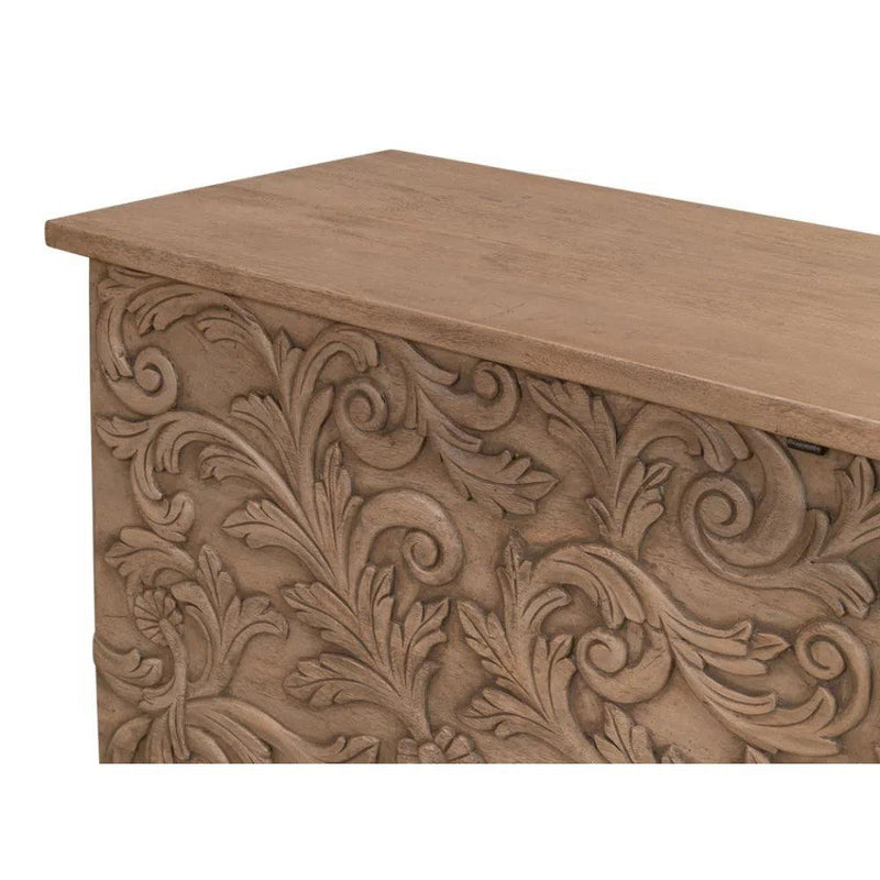 Malibu Equestrian Credenza Cabinet for Living Room Sideboards LOOMLAN By Sarreid