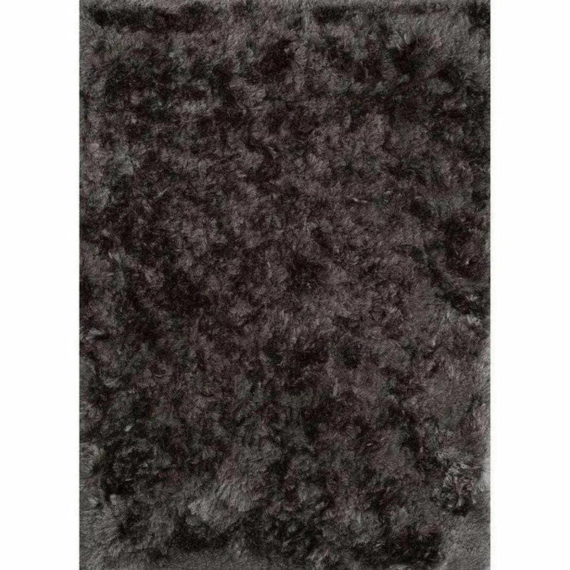 Maltino Dark Grey - Brown Shag Area Rug Area Rugs LOOMLAN By Linie Design