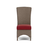 Mandalay Armless Dining Chair Premium Wicker Furniture Lloyd Flanders Outdoor Dining Chairs LOOMLAN By Lloyd Flanders