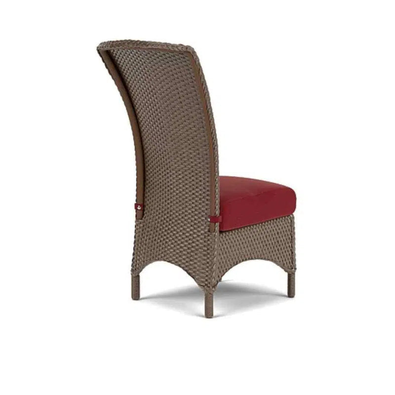 Mandalay Armless Dining Chair Premium Wicker Furniture Lloyd Flanders Outdoor Dining Chairs LOOMLAN By Lloyd Flanders