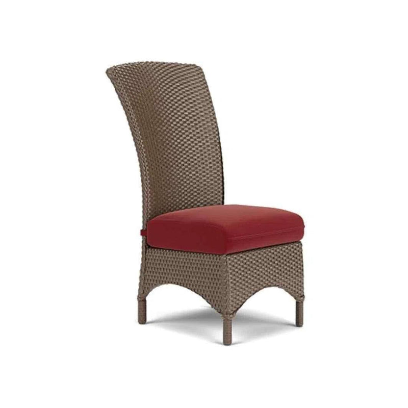 Mandalay Armless Dining Chair Premium Wicker Furniture Lloyd Flanders Outdoor Dining Chairs LOOMLAN By Lloyd Flanders