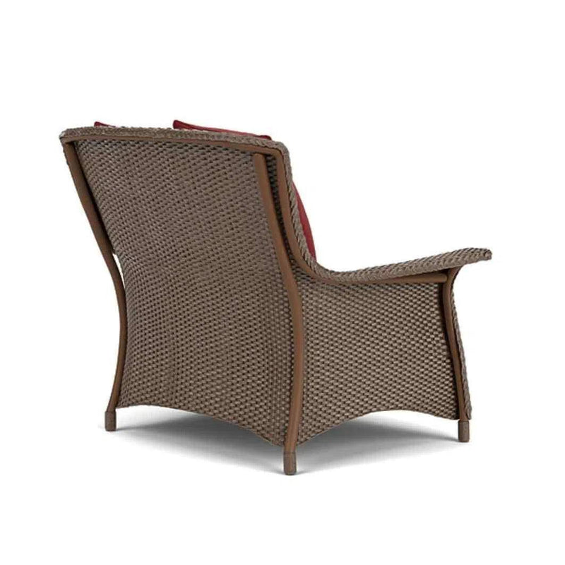 Mandalay Chair and a Half Premium Wicker Furniture Lloyd Flanders Outdoor Lounge Chairs LOOMLAN By Lloyd Flanders