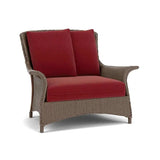 Mandalay Chair and a Half Premium Wicker Furniture Lloyd Flanders Outdoor Lounge Chairs LOOMLAN By Lloyd Flanders