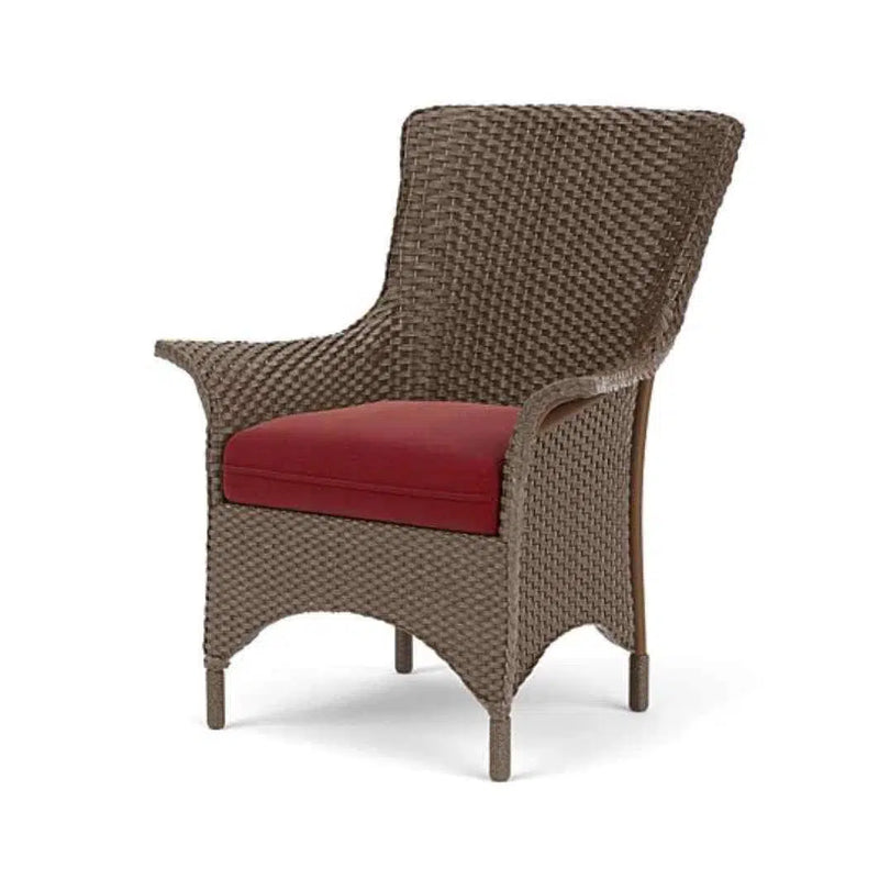 Mandalay Dining Armchair Premium Wicker Furniture Lloyd Flanders Outdoor Dining Chairs LOOMLAN By Lloyd Flanders