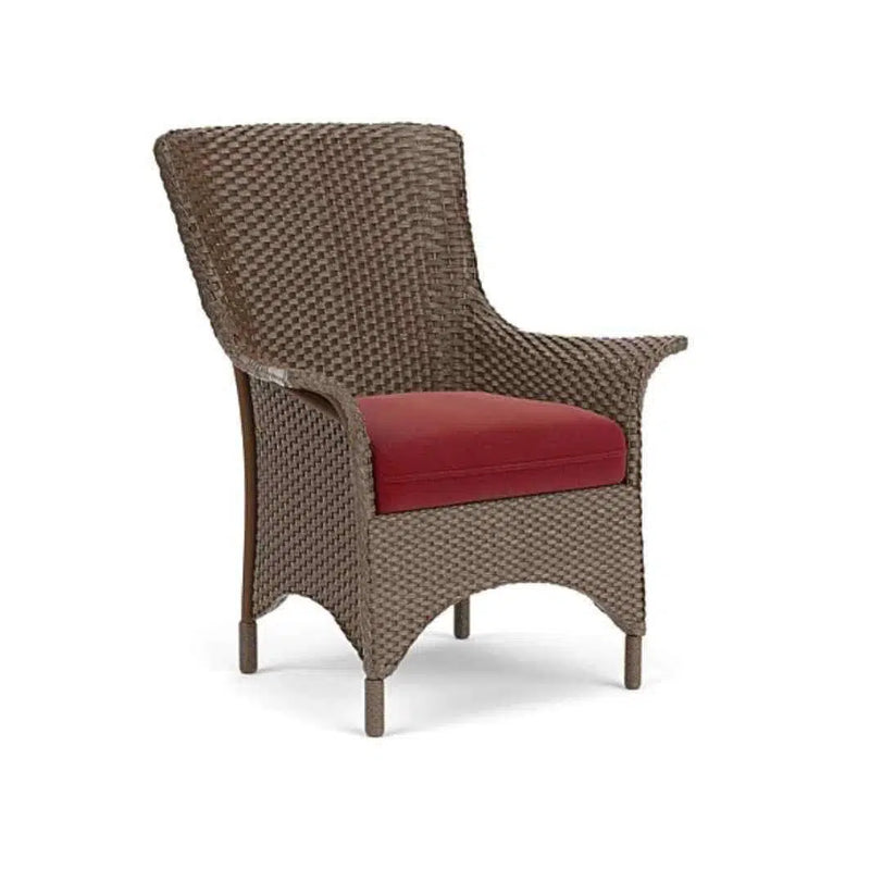 Mandalay Dining Armchair Premium Wicker Furniture Lloyd Flanders Outdoor Dining Chairs LOOMLAN By Lloyd Flanders