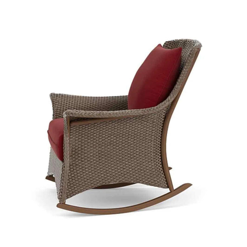 Mandalay Lounge Rocker Premium Wicker Furniture Lloyd Flanders Outdoor Lounge Chairs LOOMLAN By Lloyd Flanders