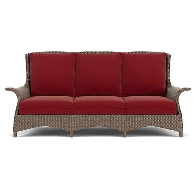 Mandalay Sofa Premium Wicker Furniture Lloyd Flanders Outdoor Sofas & Loveseats LOOMLAN By Lloyd Flanders