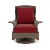 Mandalay Swivel Rocker Lounge Chair Premium Wicker Furniture Outdoor Lounge Chairs LOOMLAN By Lloyd Flanders