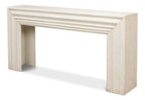 Mantel Console Table Antique White Reclaimed Wood Console Tables LOOMLAN By Sarreid